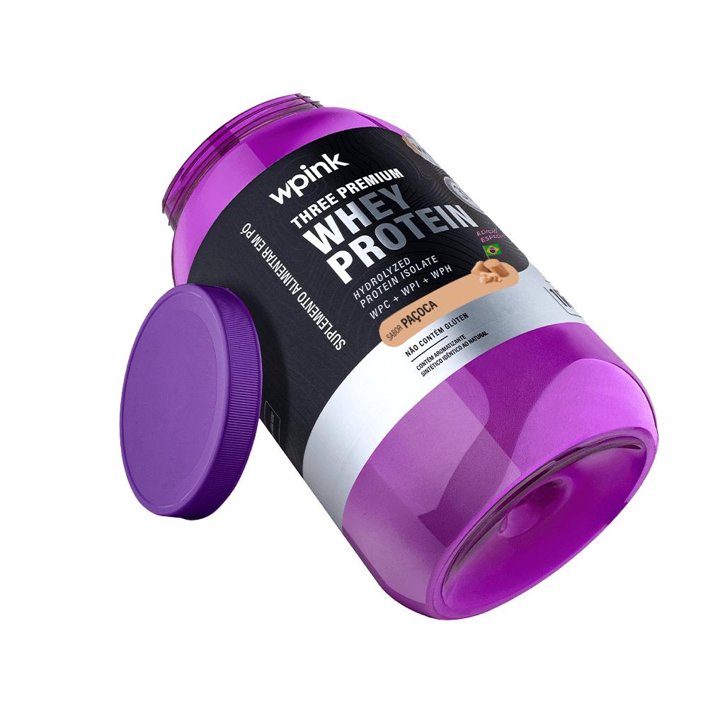 three premium whey protein paçoca 3w - (1kg) - wp - foto 5